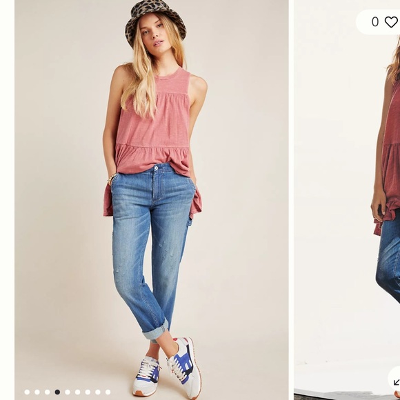 Anthropologie Tiered Babydoll tunic - Picture 3 of 11